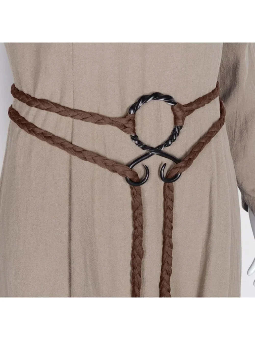 Viking Troll Cross Rope Belt - Norse Witch Medieval Accessory, Renaissance Style